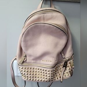 Michael kors leather backpack
